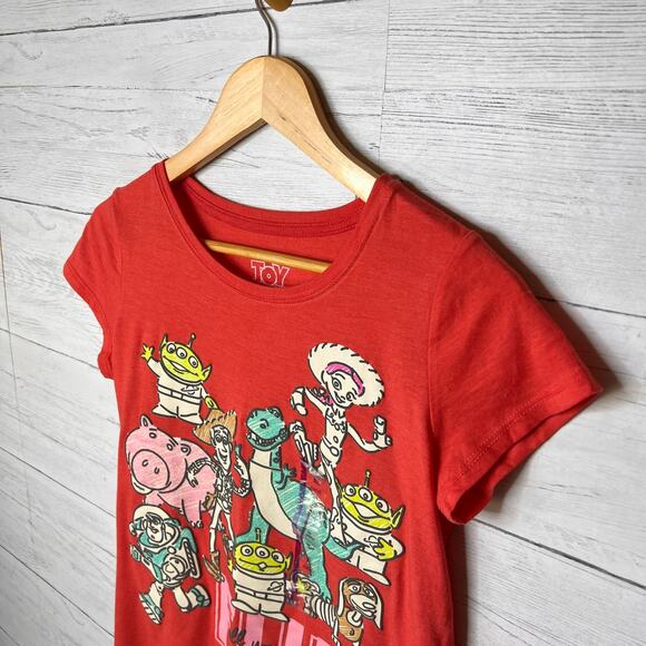 Toy Story Top Girls Size XL (14/16) Heather Cayenne All You Need is Fun T-Shirt - Picture 10 of 16